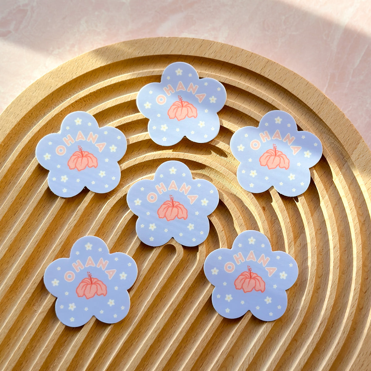 Ohana Flower - Mini Sticker – Design Jord