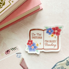 Load image into Gallery viewer, Busy Reading - Large Sticker