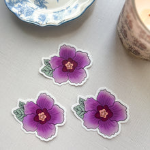 Load image into Gallery viewer, Purple Hibiscus - Large Sticker