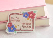 Load image into Gallery viewer, Busy Reading - Large Sticker