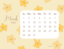 Load image into Gallery viewer, 2026 Desk Calendar (REFILL -No Stand)