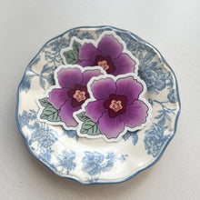 Load image into Gallery viewer, Purple Hibiscus - Large Sticker