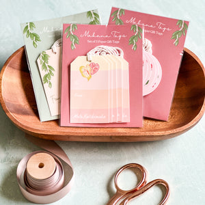 Pastel Anthurium Gift Tags - Set of 5