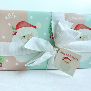 Aloha, Santa! Gift Tags - Set of 5