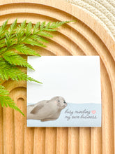 Load image into Gallery viewer, Hawaiian Monk Seal Post-It Notes