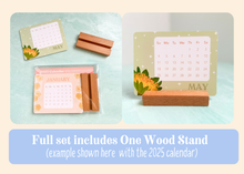 Load image into Gallery viewer, 2026 Desk Calendar (With Stand)