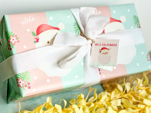 Aloha, Santa! Gift Tags - Set of 5