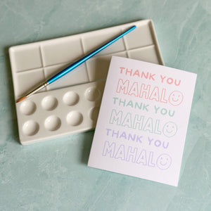 Happy Mahalo - Thank You Card