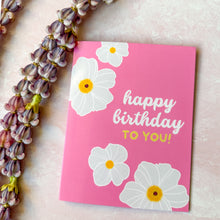 Load image into Gallery viewer, Bright Pua Kala - Birthday Card