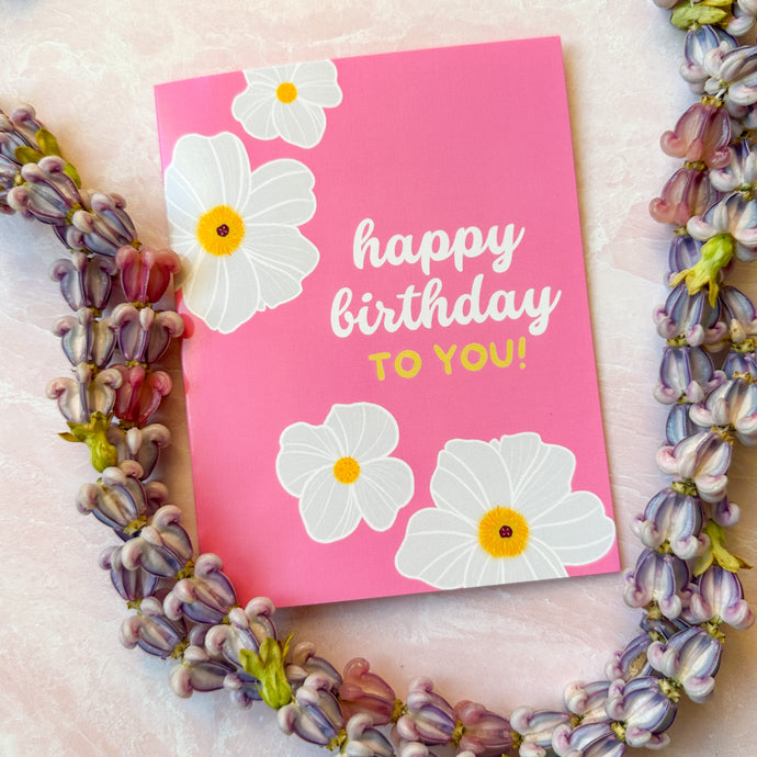 Bright Pua Kala - Birthday Card