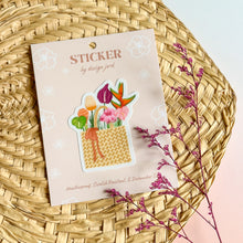 Load image into Gallery viewer, Lauhala Flower - Clear Sticker