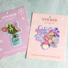 Load image into Gallery viewer, Lilac Floral Arrangement - Sticker
