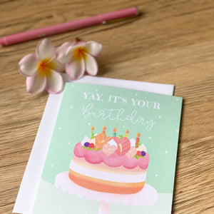 Yay! It's Your Birthday - Greeting Card