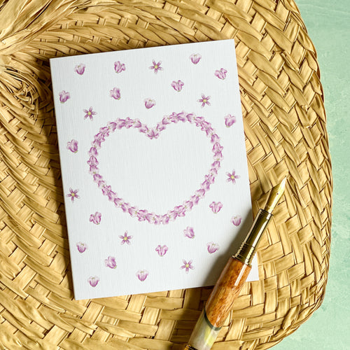 Crown Flower Greeting Card