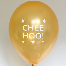 Load image into Gallery viewer, Chee Hoo! - Gold Balloon Pack of 8