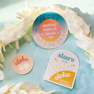 Aloha Pikake - Small Sticker