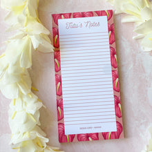 Load image into Gallery viewer, Tutuʻs Notes - Red Anthurium Memo Pad