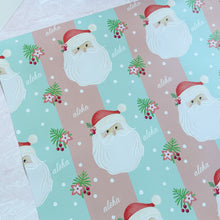 Load image into Gallery viewer, Aloha, Santa! Gift Wrap - Pack of 5 Sheets