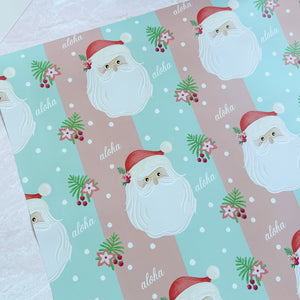 Aloha, Santa! Gift Wrap - Pack of 5 Sheets