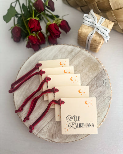 Mele Kalikimaka - Square Gift Tags / Mini Card (Set of 5)