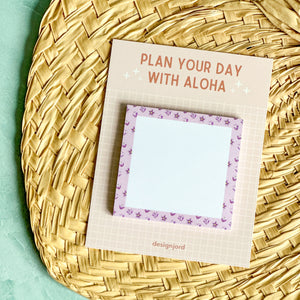 Pua Kalaunu / Crown Flower - Sticky Note