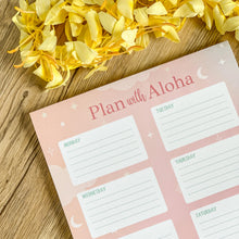Load image into Gallery viewer, Sherbet Rainbow - Weekly Planner Desk Pad