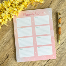 Load image into Gallery viewer, Sherbet Rainbow - Weekly Planner Desk Pad