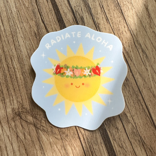Radiate Aloha - Sticker
