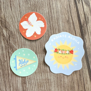 Radiate Aloha - Sticker