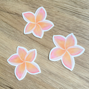 Pink Plumeria - Sticker