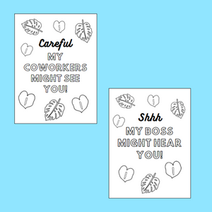 Coloring Pages + House Signs 2020
