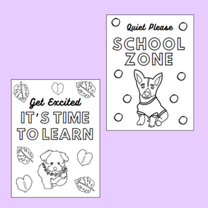 Coloring Pages + House Signs 2020