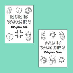 Coloring Pages + House Signs 2020