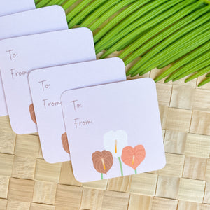 Any Occasion Anthurium Gift Tags (Set of 5)