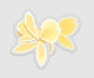 Yellow Ginger - Medium Sticker