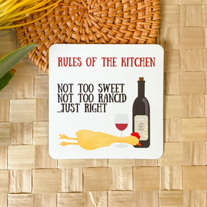 Rules of the Kitchen Magnet