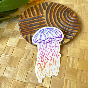 Jellyfish Clear Sticker