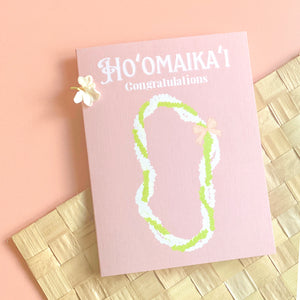 Hoʻomaikaʻi (Congratulations) - Greeting Card