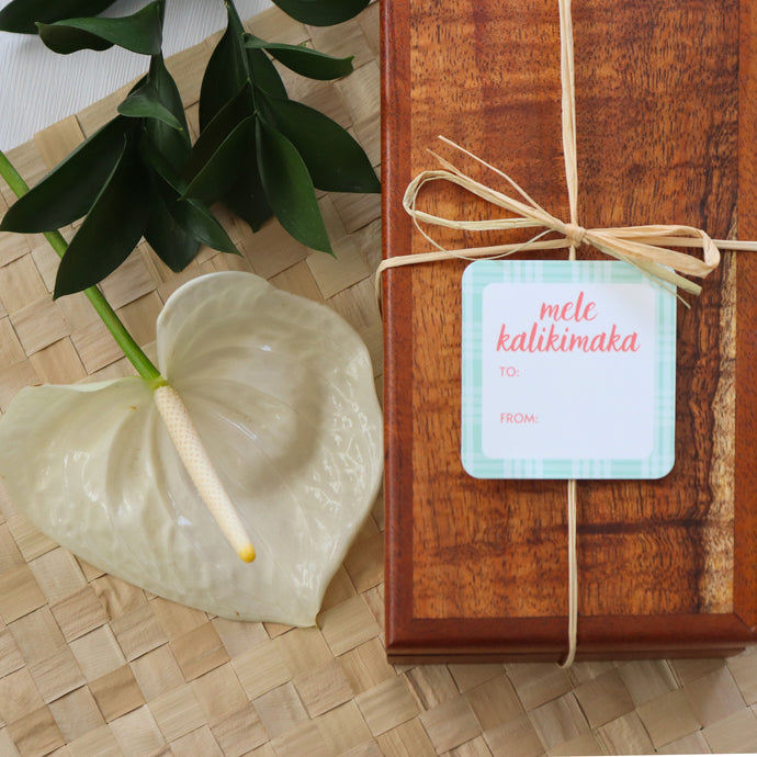 Palaka Kalikimaka Gift Tags - Set of 5