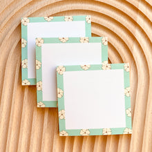 Load image into Gallery viewer, Puakenikeni (White on Mint Blue) - Sticky Notes