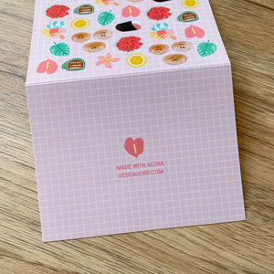 Island Flavors Greeting Card