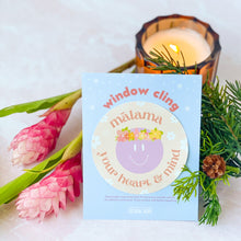 Load image into Gallery viewer, Mālama Your Heart &amp; Mind - Window Cling