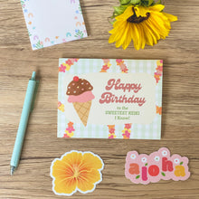 Load image into Gallery viewer, Happy Birthday to the Sweetest Keiki - Greeting Card