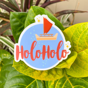 Holoholo Canoe Sticker