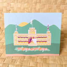 Load image into Gallery viewer, ʻIolani Palace Linen Card