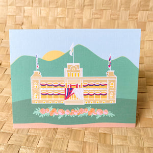ʻIolani Palace Linen Card