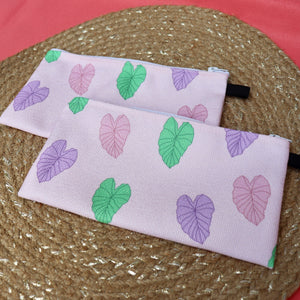 Kalo Leaves - Fabric Pouch