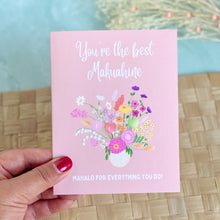 Load image into Gallery viewer, Best Makuahine - Greeting Card