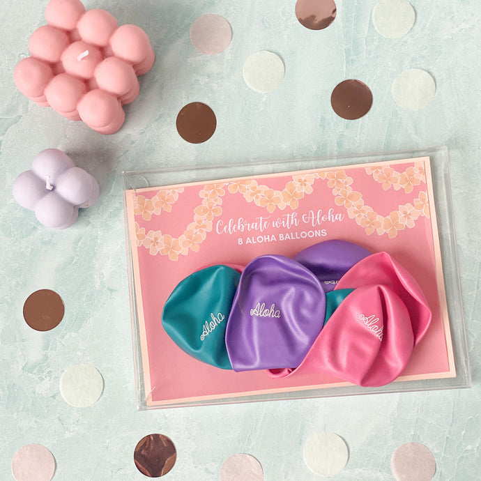 Aloha Balloons - Pack of 8