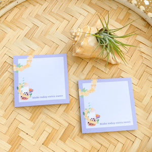 Lei & Bubble Tea - Sticky Notes